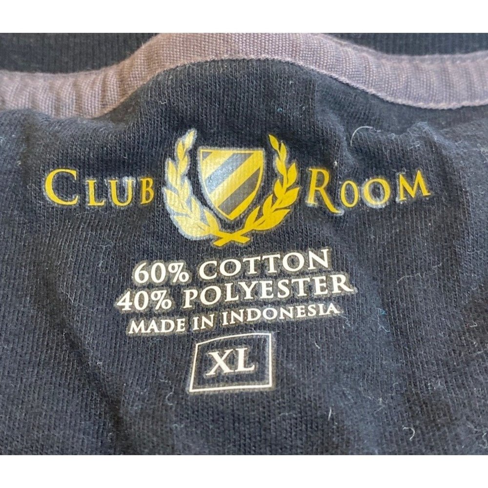 Club Room Shirt XL Men Long Sleeve Black - Picture 4 of 6